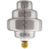 Eglo Lampadina XXL E27, dimmerabile, a spirale, stile rétro, molto grande, in vetro fumé, 4 W, 110 lumen, luce bianca calda, 2000 K, lunghezza 29 cm