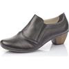 Rieker Donna Mocassini 41751, Signora Pantofole,Elegante,Scarpe Business,Ufficio,Scarpe da College,Pantofola,Nero (Schwarz / 01),39 EU / 6 UK