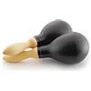 TIGER Mar7-Bk - Maracas In Dimensioni Originali, colore Nero
