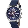 WENGER Orologio Cronografo Quarzo Uomo con Cinturino in Pelle 01.1543.109