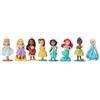 Disney Store Official set di personaggi Principesse Disney, 8 bambole tra cui Cenerentola, Rapunzel, Vaiana, Belle, Jasmine, Ariel, Tiana ed Elsa, collezione Once Upon a Story, 3+