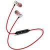 CCYLEZ Cuffie Bluetooth, Cuffie con archetto da collo Cuffie sportive senza fili, Cuffie stereo in-ear con eliminazione del rumore per allenamento, Sport(Rosso)