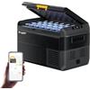 BougeRV CRS 40L compressore frigo box 12 V/24 V 230 V con controllo APP cestino integrato portatile per auto, congelatore, campeggio, frigorifero, elettrico, IPX4, impermeabile, per viaggi, barca
