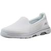 Skechers Go Walk 5 - 15901, Tennis Donna, Bianco, 40.5 EU