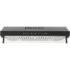 WOQLIBE Cappa aspirante 60 cm con 3 livelli di potenza, ricircolo dell'aria e scarico, controllo touch e gesto, illuminazione LED, silenziosa da parete con doppio motore 715 CFM, in acciaio inox