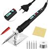 LWMTT Saldatore a Stagno,60W kit Saldatore Stagno 200℃- 500℃,Saldatore a Stagno Professionale,Display a LEDSaldatore Elettrico A Stagno Termostatico Rapido Riscaldamento Intelligente per Saldare e Riparare