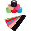 Axion Nastri kinesiologici pretagliati | 120 nastri sportivi | Impermeabile, delicato sulla pelle, elastico | Nastro per fisioterapia, ideale per lo sport - 25x5 cm - Set da 6