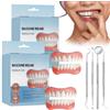 Celiodd 2 Set di Dentiera in Silicone,Kit di Ribasatura in Silicone per Protesi,Silicone Reline Denture Set,Denture Reline Kit, Sembra Naturale,Kit di Riparazione Dei Denti,Per Uomini Donne