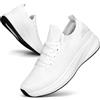 Puweco Scarpe Donna Running Sneakers Comode Tennis Leggero e Traspirante Tempo Libero Fitness Palestra Scarpe
