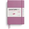 LEUCHTTURM1917 372781 - Agenda giornaliera Dotted Medium (A5) 2026, Dusty Rose, inglese