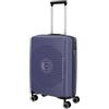 travelite valigia a guscio rigido, 4 ruote, ORBITA, trolley con guscio infrangibile e pratico divisorio interno, chiusura TSA, 55 cm, 37 litri
