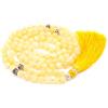Generic Fukugems 108 mala tibetano collana per donne uomo, mala bracciale buddista, meditazione mala, honey jade yoga mala