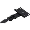 KOTARBAU® Trappola e Haspe Set 190 mm Nero Chiusura Massiccia per Porte Porte Porte