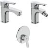 Ideal Standard Kit miscelatore monocomando Alpha lavabo - bidet - doccia codice prod: BC647AA+BC652AA+A7184AA
