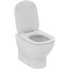 IDEAL STANDARD Tesi Wc pavimento tecnologia Aquablade universale filo parete, sedile slim rallentato incluso codice prod: T465201