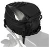 AnXin Zaino da moto per casco e laptop, impermeabile, capiente, con esterno rigido, in fibra di carbonio, leggero, per viaggi, escursionismo, esterni, campeggio e ciclismo, custodia per fotocamera