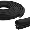 Lefunom Guarnizione porta auto 6m in gomma professionale Lefunom per la protezione dei bordi, universale, nera, per auto, barche, camper e caravan