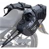 Wild Heart Borse laterali per moto, impermeabili, 36 l (18 L x 2), accessori laterali per bagagliaio (18 L x 2, TPU)