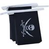 AZ FLAG Ghirlanda 6 Metri 20 Bandiere Pirata Jack Rackham 21x15cm, Bandiera Dei Pirati - Teschio 15 x 21 cm - Festone Bandierine