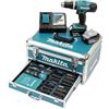 Makita DHP453RYX2 Trapano avvitatore a percussione, 2 batterie 18 V / 1.5 Ah