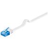 Goobay 96380 CAT 6A Cavo Piatto Pach, Rete, U/UTP, Bianco, 15 m Lunghezza del Cavo