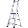Svelt Regina SREGI105, 3 gradini, 1.45 m - Scalandrino in alluminio con cavalletto - Altezza stimata operativa 2.74 m