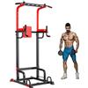 TLGREEN Power Tower, Multifunzione Regolabile Stazione per Fitness a Casa e in Palestra, Fino a 200 kg