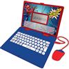Lexibook Spider Man Portatile educativo e bilingue italiano/inglese Giocattolo con 124