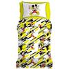 Ellepi Completo lenzuola letto singolo Disney Minnie Topolino cotone (Topolino)
