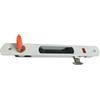zeng Set di maniglie scorrevoli con serratura per porte scorrevoli da patio, finestre, colore: bianco