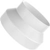 Hon&Guan Riduttore da 200mm a 150mm per Tubo di Ventilazione, Adattatore per Riduzione di Tubo 200 150 Riduttori per Condizionatori Riduttore per Cappa Cucina, Aspirante, Asciugatrice