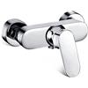 Plstod Miscelatore Doccia, Miscelatore Doccia Esterno, Argento Rubinetteria Bagno, Lega Rubinetto Vasca da Bagno switch, 1/2 Uscita per Acqua Fredda e Calda
