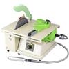Generic Lucidatrice professionale per gioielli con raccolta di polvere, mini sega da tavolo da 1380 W per lapidario, velocità regolabile 500-7000r/min, ideale per la creazione di gioielli domestici