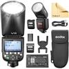 Godox V1PRO-O V1Pro O Flash per Fotocamera a Testa Tonda Camera Flash 2.4G 76Ws HSS 1/8000s Wireless TTL Speedlight Strobe con Batteria Agli Ioni di Litio per Olympus