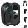 Tiantianle Action Cam 360° 1080P - Telecamera magnetica 120° grandangolare per moto, bodycam, fotocamera casco, visione notturna auto, fotocamera sportiva