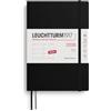 LEUCHTTURM1917 372736 Agenda settimanale Medium (A5) 2026, Copertina morbida, Nero, Inglese