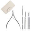 taobosec Tagliaunghie Cuticole In Acciaio Inox, 4 Pcs Professionale Strumenti Per Pedicure Manicure Cuticole Taglierina Rimuovi Cuticole Per Manicure E Pedicure A Casa Salone