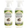 Sandokan Disabituante per Topi, Ratti, Talpe e ghiri 1000 ml, Effetto Barriera Repellente Olfattiva naturale (Confezione da 2)