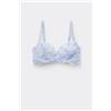 Tezenis Reggiseno Balconcino Paris Delicate Lace Donna Azzurro