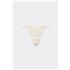 Tezenis Perizoma Con Fianchetto Tanga Pizzo Eternal Cotton Donna Avorio