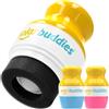 Solar Buddies Applicatore per protezione solare, rosa, confezione da 2, ricaricabile, applicatore per crema solare, crema solare e lozioni, per bambini, adulti e famiglie, contiene 100 ml, dimensione