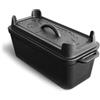 BURNHARD Casseruola rettangolare in ghisa con coperchio 3,5 l, 35,4 x 14,3 x 15,3 cm
