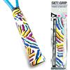Get a Grip - Overgrip Antiscivolo per Racchetta da Tennis - Nastro Asciugatura Rapida per Tennis e Padel - Grip Pretagliato con Nastro di Finitura (Wavy, 1 Grip)
