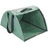 Maximex Raccoglitore di Foglie XL raccoglifoglie con Bordo spazzante Ecologico in plastica PP e Fibra di Vetro Verde 50x35x75 cm per Giardinaggio