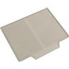 Wenko Tappeto drenante MOD. Nelia Tappetino scolapiatti Lavabile in lavastoviglie scanalato Resistente Cucina plastica 34 x 3 x 40 cm Beige