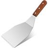 Silikomart Spatola Liscia In Acciaio Inox 33 Cm – Con Manico In Plastica, Per Dolci E Creme, Made In Japan, Smart In The Kitchen