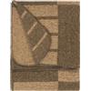Yard Coperta Harlech Coperta reversibile morbida con motivo geometrico a quadri (Marrone - 130x180cm)