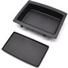HAOTOM Scatola portaoggetti per cruscotto interna con tappetino in gomma Per VW Polo 2002 2003 2004 2005 2006 2007 2008 2009 6Q0858168 6Q0858719A