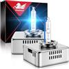 WinPower D5S Xenon Lampada 35W 8000K HID Auto Fari Lampadine Blu Base Metallica Completa Lampadina 12 V Ricambio Kit, 2 Pezzi