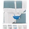 Interbaby Copertina bambino a nido d'ape extra morbide - colore blu petrolio